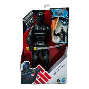 G.I. Joe Snake Eyes Figure w/ Light-Up Sword & Sounds 12" Action Toy